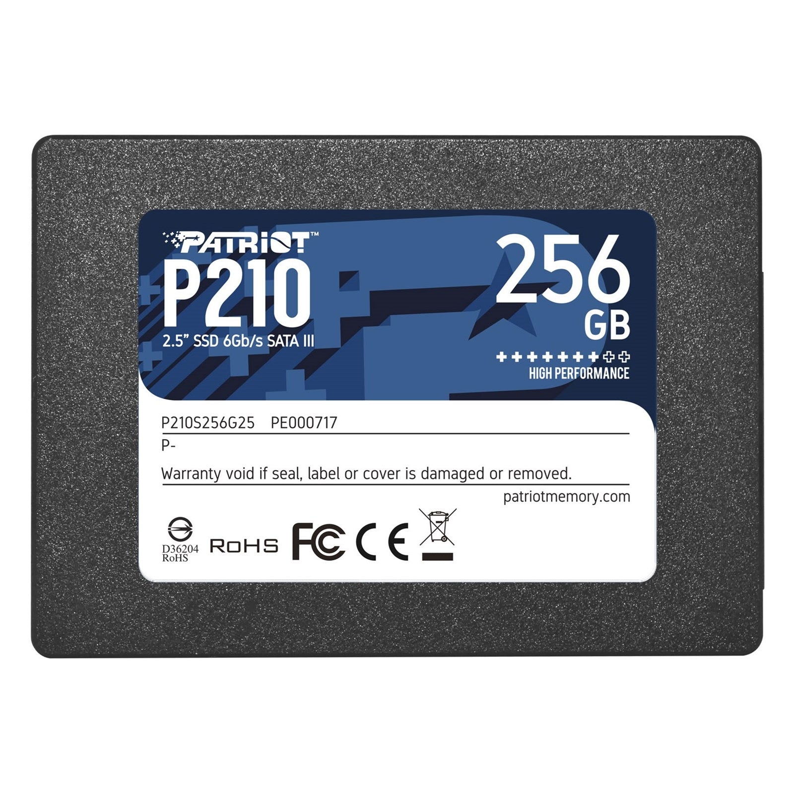 Patriot P210 256GB SATA III 2.5 Patriot P210 256GB SATA III 2.5